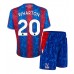 Maillot de foot Crystal Palace Adam Wharton #20 Domicile vêtements enfant 2024-25 Manches Courtes (+ pantalon court)